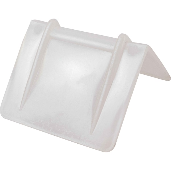 Edge Protectors - 2 1/2" x 2" White Poly for 1 1/4" Strap, PK1000